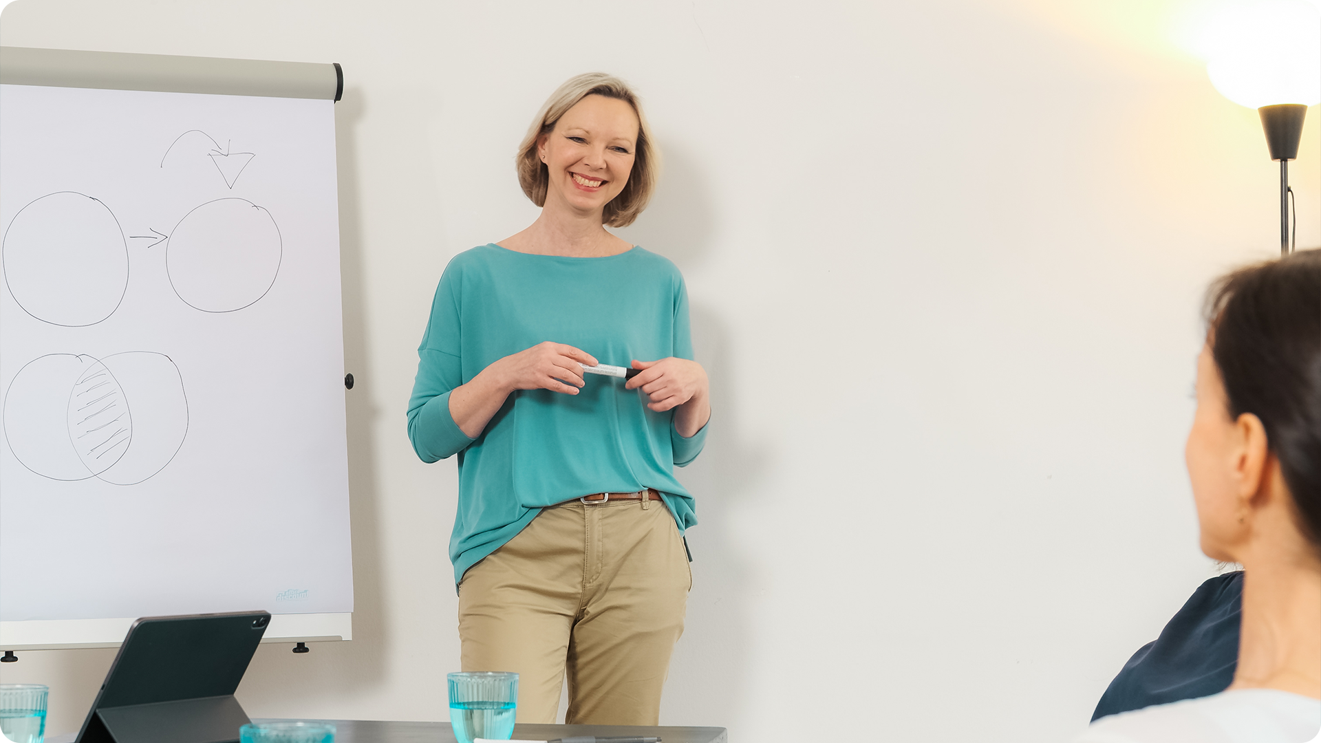 Kommunikationstraining, Empowerment (Women), Persönlichkeitsentwicklung, Präsenztraining, Stressbewältigung, Selbstsicherheit, Vocal Coaching, Teambuilding, Schlagfertigkeitstraining, Kathrin Schlass 1